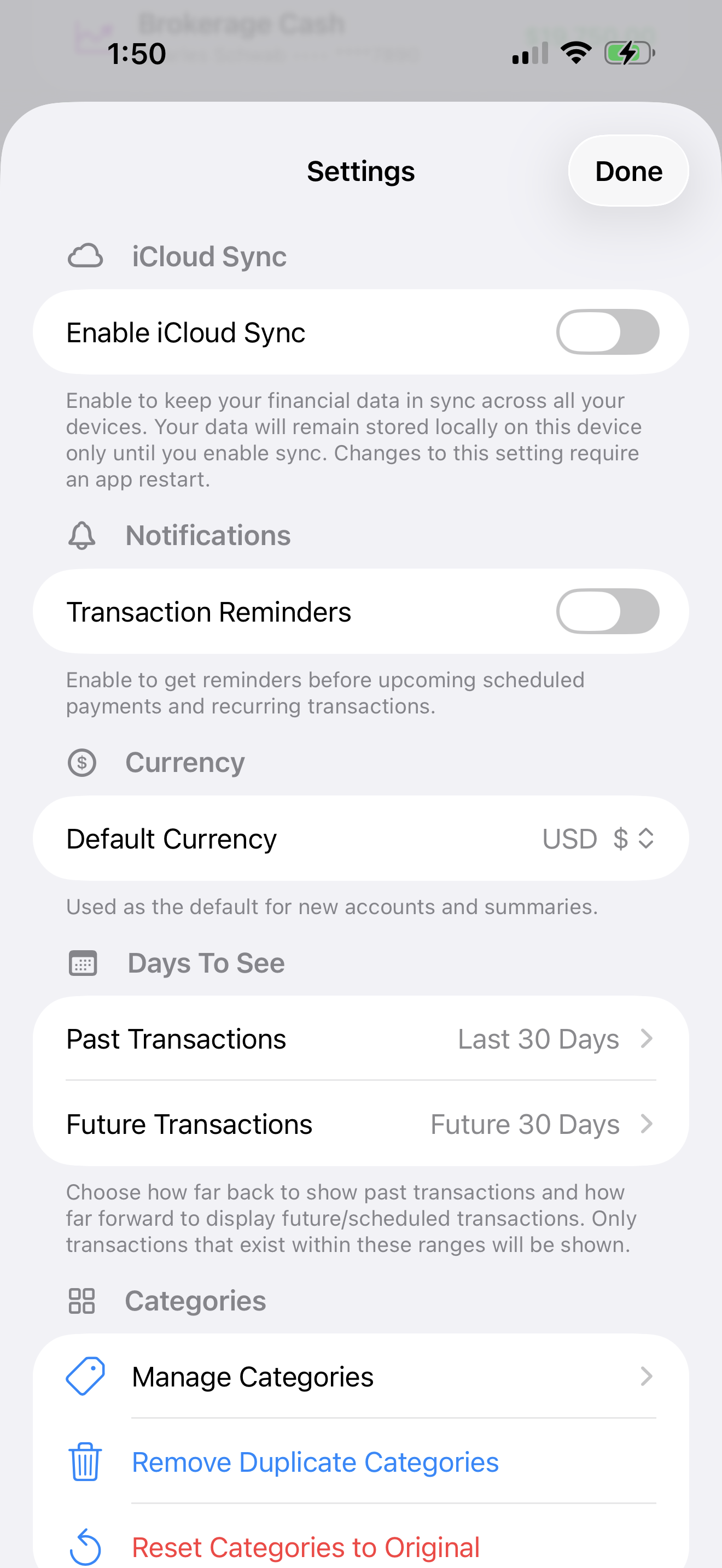 Mi Dinero Smart Notifications